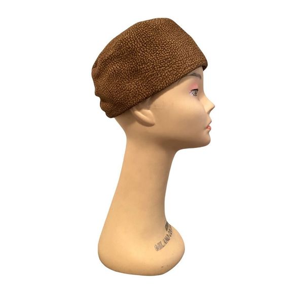 Vintage CHRISTIAN DIOR Suede Toque Hat - Picture 3 of 6